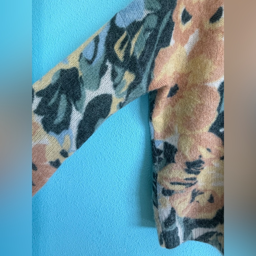 💎🇫🇷 RARE Sézane x Les Composantes Silene Jumper, Garden Flowers - Picture 4 of 10